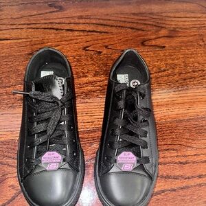 Skechers Black Sneakers leather good for work